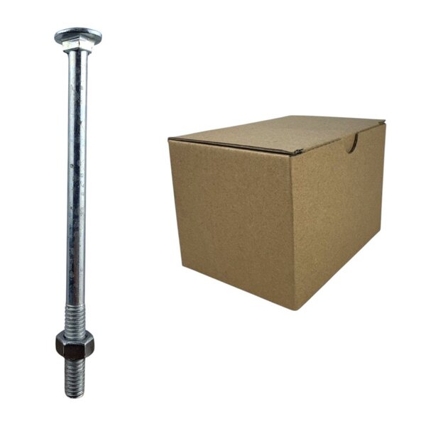 Parafuso Francês Galvanizado Com Porca  - 5/16x5' (caixa Com