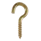 Parafuso Gancho Ferro Bicromatizado 1,9x21mm 100 peças