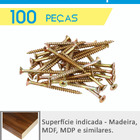 Parafuso Grande Philips 6,0 X 100 Mm Chipboard 100 Pecas