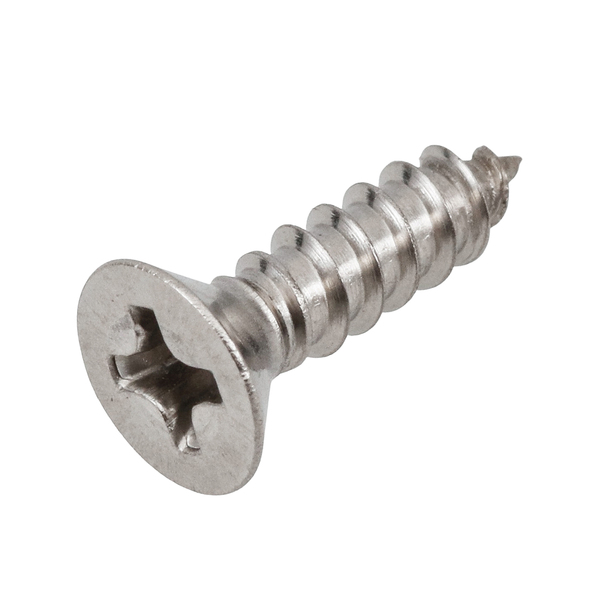 Parafuso de Inox para Área Molhada 3,5x13mm Auto Atarraxante Chata sem Fenda 20 peças