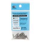 Parafuso de Inox para Área Molhada 3,5x19mm Auto Atarraxante Chata Philips 20 peças
