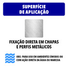 Parafuso de Inox para Área Molhada 4,2x25mm Auto Atarraxante Chata Fenda 10 peças