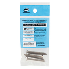 Parafuso de Inox para Área Molhada 4,8x45mm Auto Atarraxante Chata Fenda 5 peças