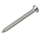 Parafuso de Inox para Área Molhada 4,8x50mm Auto Atarraxante Chata Philips 5 peças