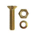 Parafusos 5x10mm Cabeça: Panela Fenda: Simples 5 unidades