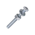 Parafuso Metal Aço 5x25mm Máquina Panela 5 peças