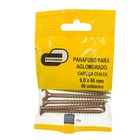 Parafuso para aglomerado 6 mm Chata 6 unidades Bemfixa