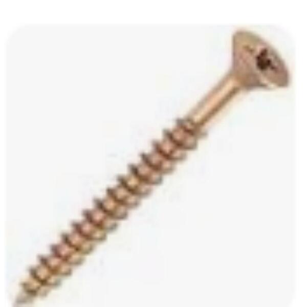 Parafuso Para Aglomerado Cabeça Chata 4,5x50mm 10 Unid.