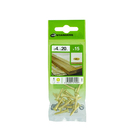 Parafuso para Madeira Cabeça Chata Philips 4x20mm 15 Peças Standers