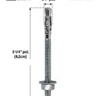 Parafuso Parabolt Chumbador 20 Peças Stein - 1/4'x3.1/4'
