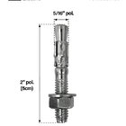 Parafuso Parabolt Chumbador 20 Peças Stein - 5/16'x2'