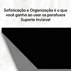 Parafuso Pino Suporte Invisível Prateleira 20 Peças 140mm