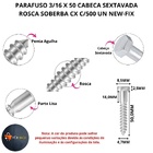 Parafuso Sext Rosca Soberba B 3/16"x50