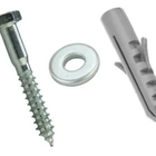 Parafuso Sextavado 1/4 X 70mm + Bucha 10 + Arruela - 20 Peças