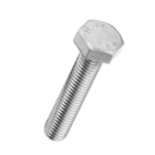 Parafuso Sextavado Ma Zincado Rosca Inteira 100 Peças Wm  8x60