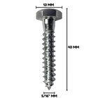 Parafuso Sextavado Soberba Stein 5/16x40 Caixa 300 Pçs