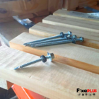 Parafuso Telha Auto Brocante C/ Arruela 12 X 4 10cm 30 Peças