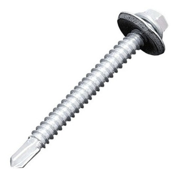 Parafuso Telha Auto Brocante C/ Arruela 5.5 X 3 100pçs 75mm