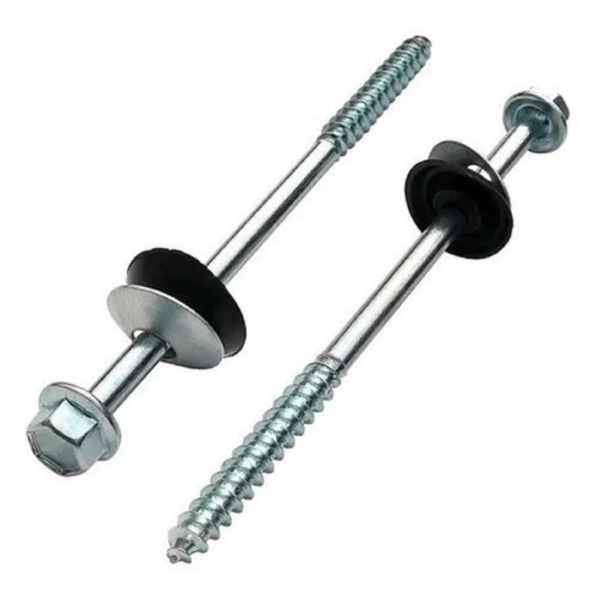 Parafuso Telha Fibrocimento 5/16 X 110mm Com Arruelas  - 100