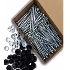 Parafuso Telha Fibrocimento 5/16 X 110mm Com Arruelas  - 100