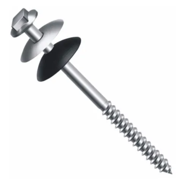 Parafuso Telheiro 5/16x110 C/arruela Vedação 50pçs Completo