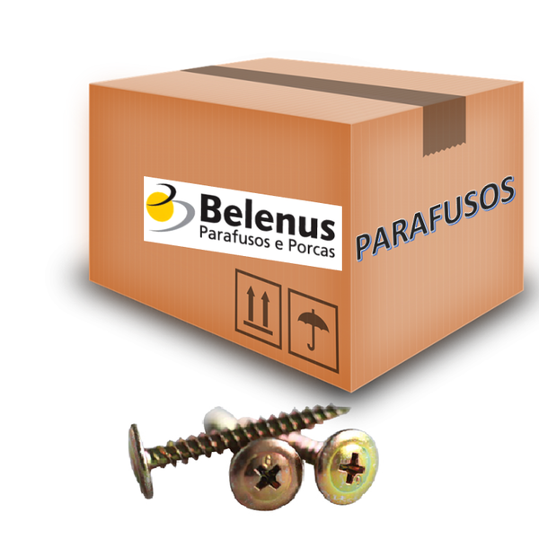 Parafusos Chipboard Flangeado Belenus 4.0x50 - 500 Peças