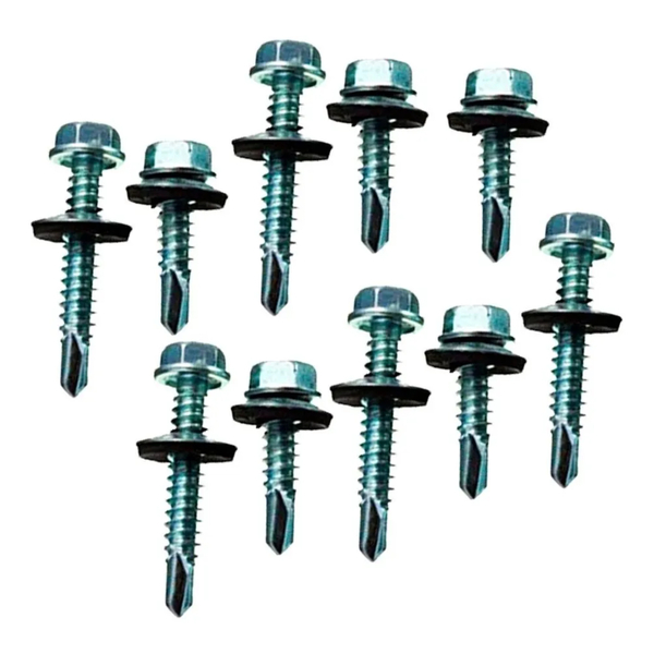 Parafusos Sextavado Brocante P/ Telhas Zinco 12 X 3/4 Cento