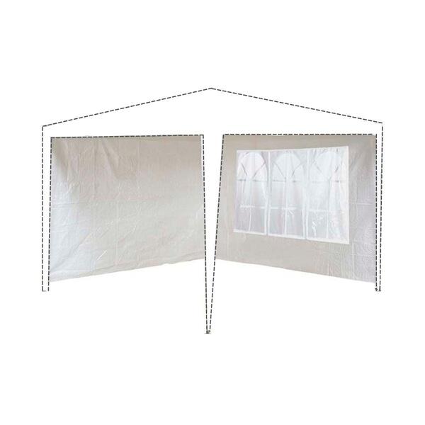 Parede De Tenda Gazebo 3x3 M Branca Ráfia - Mor