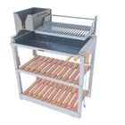 Parrilla Recoleta Grelha Regulável De Aço Inox 304 Para Alta