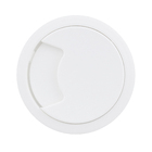 Passa Fio Branco 60mm Plástico Hettich