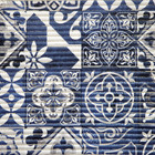 Passadeira a Metro Azulejo Azul 43cm