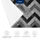 Passadeira Antiderrapante Tropical 43cm X 1,30m Zigzag Mármor