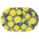 Passadeira Antiderrapante Tropical Em Rolo 43cm X 15m Limões