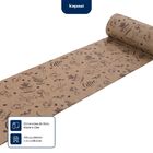 Passadeira Antiderrapante Tropical Em Rolo 65cm X 15m Café Ex