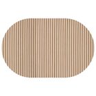 Passadeira Antiderrapante Tropical Tr 00 43cm X 1,3m Bege Kap