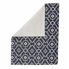 Passadeira Arabesco Azul Marinho 65cm