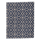 Passadeira Arabesco Azul Marinho 65cm