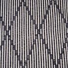 Passadeira Artesão Preto 0,47x2,00m - Bordartes