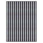 Passadeira Atlantis Listras 50 Preto 0,40x1,20m - J Serrano