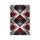 Passadeira Belga Antuérpia 4 Vermelho-bege 0,66x2,10m - Edant