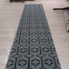 Passadeira Carpete Sala Quarto Geométrico 0 50 X 3 00 - Cor C