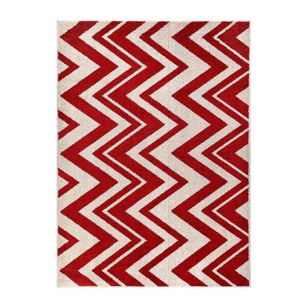 Passadeira Classic Chevron Begvermelho 0,57x1,80m J Serrano