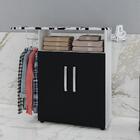 Passadeira Com Cabideiro Santiago Branco Preto