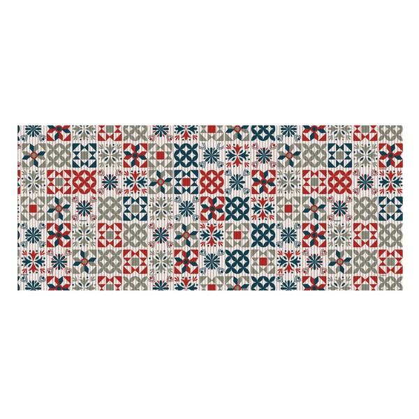 Passadeira Copa & Bar Retangular Azulejos PVC Áreas Copa & Bar Multicolorido 0,43m