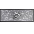 Passadeira De Cozinha Uzoo Pvc Estampado Cafe Cinza 40x110 30