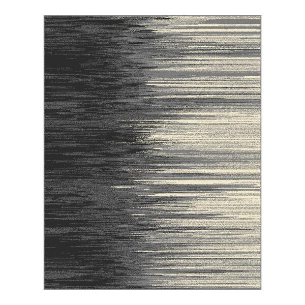 Passadeira Egípcia Lotto 0.67x2.00 Preto/cinza/bege 7998-e  A