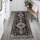 Passadeira Egípcio Damask 0.67x1.20 Cinza Escuro 3305e Abdalla