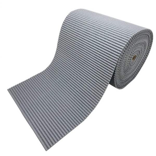 Passadeira Emborrachada Antiderrapante Cinza 2,5mt X 43cm