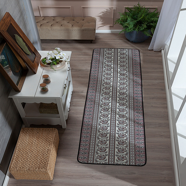 Passadeira Estampada Digital Guga Tapetes 2,50m X 0,62m  Base