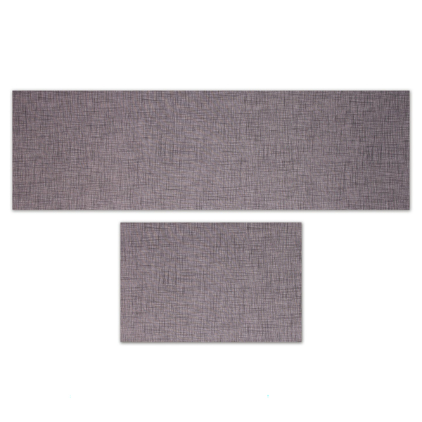 Passadeira Every Day Retangular PVC Cinza Áreas Internas 1,6x0,4m Euro Mats